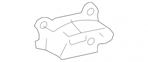 Кронштейн крыла передний левый Lexus GS300 GS350 GS430 GS450h 06-11