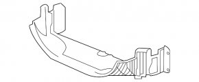 Deflector radiator inferior Honda CRZ 11-16