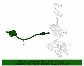 Трос переключения передач Chevrolet Equinox 19-24