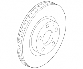 Диск тормозной передний левый Mazda MX-30 22-26 326/25мм