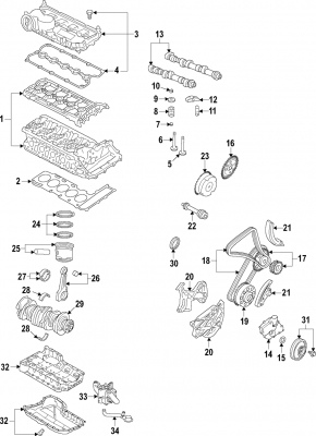 Насос масляный VW Beetle 12-14 2.5 CBUA