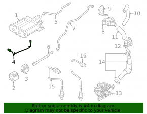 Проводка топливного абсорбера Kia Sorento 21-26 HEV