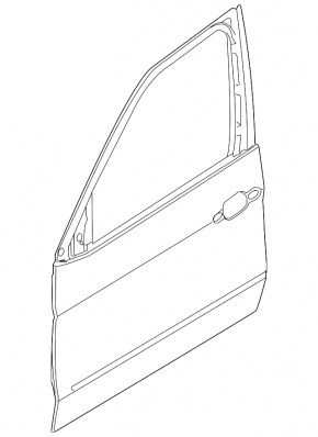 Дверь в сборе передняя левая BMW X5 F15 14-18