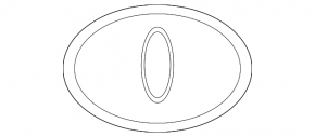 Emblemă logo hayon Toyota Prius 50 Prime 17-22