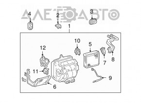 Evaporator Lexus RX300 RX330 RX350 04-09