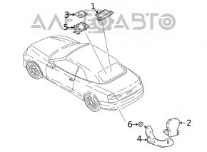 Кронштейн Telephone Antenna Booster Amplifier Audi A4 B9 17-20