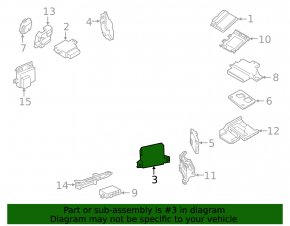 Gateway Control Module Porsche Macan 15-26