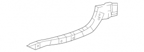 Кронштейн заднего бампера правый Mercedes Metris W447 16-23