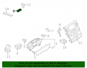 Индикатор подушки безопасности пассажира Ford Fusion mk5 13-20