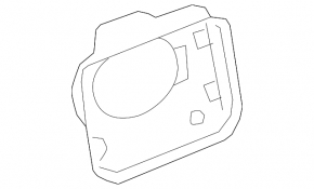 Корпус лючка бензобака Nissan Rogue 14-18