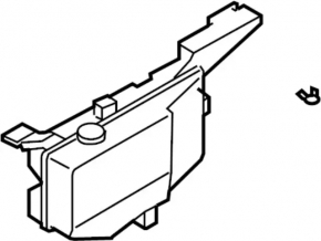 Vas de expansiune lichid de răcire pentru Infiniti FX35 QX70 09-17
