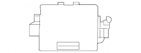 Sonar control module Infiniti Q50 14-19