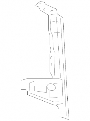 Планка замка капота Toyota Land Cruiser 16-21 рест