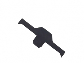 Decorație podea al doilea rând scaune Chrysler Pacifica 17-spate, tip 1, negru