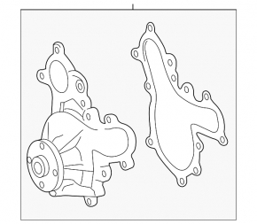 Помпа охлаждения Toyota Sequoia 08-16