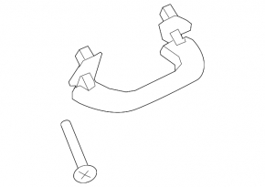 Ручка потолка передняя левая VW Tiguan 09-17 бежевая