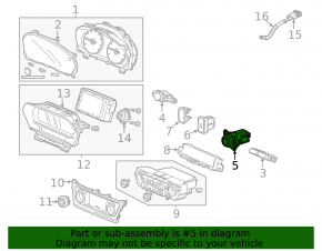 Butonul de start-stop pentru Acura ILX 13-18