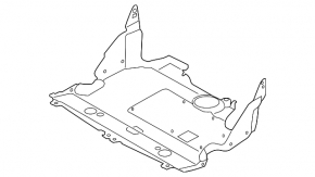 Protecția motorului Subaru Outback 20- 2.5