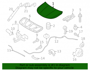 Капот голый Kia Sorento 21-26 HEV, PHEV