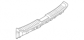 Ornamente portbagaj Mazda CX-30 20-23 negre