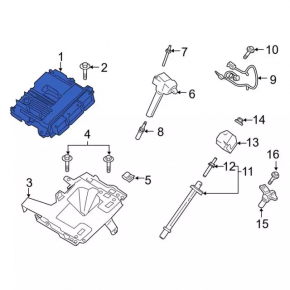 Блок ECU компьютер двигателя Ford Explorer 20-24 3.0T