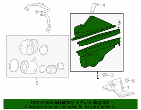 Корпус воздушного фильтра Cadillac ATS 13-17 2.0T