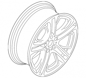 Диск колесный R18 BMW X3 F25 11-17 307 стиль, бордюрка