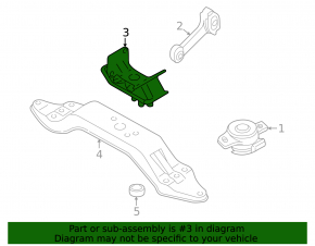 Подушка кпп Subaru b9 Tribeca