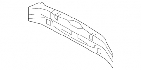 Задняя панель Subaru Impreza WRX GH 09-11 5d