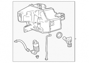 Бачок омывателя Acura ZDX 24-26
