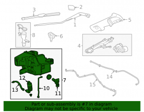 Бачок омывателя Acura ZDX 24-26