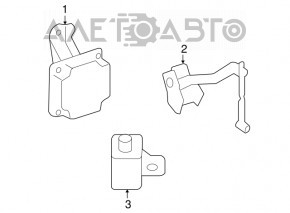 Sensor acceleration Lexus ES350 07-12