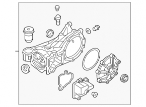 Diferenţial spate Volvo XC40 19-25 T4, T5, B5 partea din spate