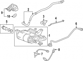 Лямбда-зонд второй Honda CRV 23-26 1.5T