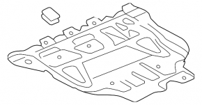 Защита двигателя Audi A3 8V 15-17 1.8T, 2.0T