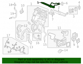 Radiatorul încălzitorului pentru încălzirea Acura MDX 14-20