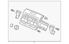 Головное устройство Honda CRV 12-14 40WX4