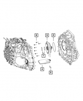 Маслоприемник АКПП Jeep Compass 11-13 2.4 FWD CVT