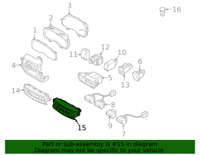 Управление климат-контролем Subaru Outback 10-14 manual