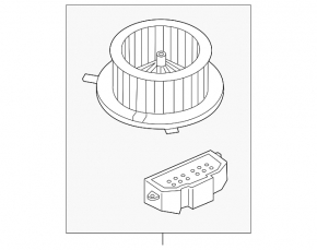 Încălzire motor ventilator Audi Q3 8U 15-18 cu rezistență