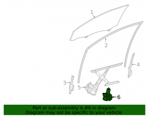 Мотор стеклоподъемника передний правый Toyota Camry v70 18-24