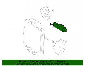 Antenna Keyless Toyota Prius 16-22