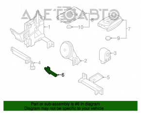 Антенна keyless Hyundai Hyundai Genesis 14-16