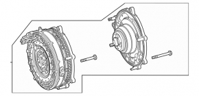 Электродвигатель АКПП Mercedes W167 GLE 450 20-23