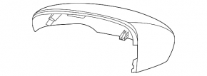 Крышка бокового зеркала левая Ford Escape MK4 20-22 под поворотник