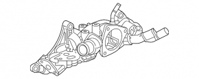 Corpul termostatului asamblat Acura MDX 16-20