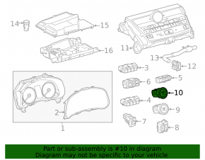 Кнопка start-stop Lexus NX300h 15-21