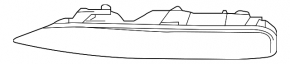 Поворотник с ДХО передний левый Porsche Cayenne 958 11-14