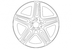Диск колесный R21 x 11J Mercedes W167 GLE 350 450 20-23 легкая бордюрка