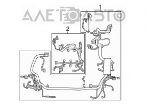 Проводка моторная Lincoln MKX 16-18 3.7